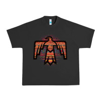 Pigment Black Red Aztec Thunderbird Urban Heavy Tee - Bettercallsaul