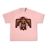 Salmon Red Aztec Thunderbird Urban Heavy Tee - Bettercallsaul