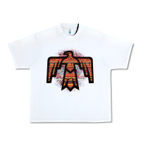 White Red Aztec Thunderbird Urban Heavy Tee - Bettercallsaul