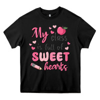 Black my class is full of sweet hearts Heavy Core Tee - MaliasSmallBusiness