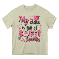 Mossy my class is full of sweet hearts Heavy Core Tee - MaliasSmallBusiness