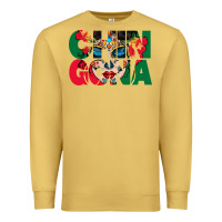 Antique Gold chingona sugar skull Premium Sweatshirt - BundleAndBundleShop