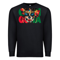 Black chingona sugar skull Premium Sweatshirt - BundleAndBundleShop