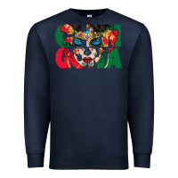 Navy chingona sugar skull Premium Sweatshirt - BundleAndBundleShop