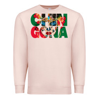 Pale Pink chingona sugar skull Premium Sweatshirt - BundleAndBundleShop