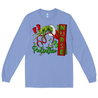 Colony Blue Christmas Character Long Sleeve Tee - NancyCooperArtShop