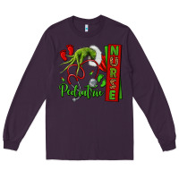 Plum Christmas Character Long Sleeve Tee - NancyCooperArtShop