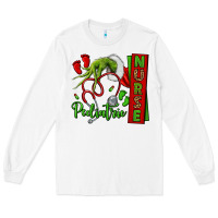White Christmas Character Long Sleeve Tee - NancyCooperArtShop