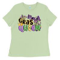 Matcha mardi gras queen Ladies Tee - MaliasSmallBusiness
