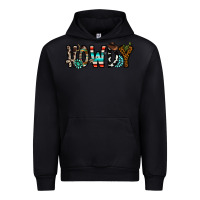Black howdy Urban Hoodie - CowhideDigitalArt