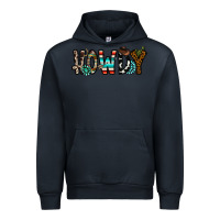 Navy howdy Urban Hoodie - CowhideDigitalArt