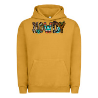 Pigment Peanut Butter howdy Urban Hoodie - CowhideDigitalArt