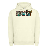 Pigment Pistachio howdy Urban Hoodie - CowhideDigitalArt