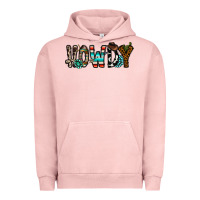 Pigment Salmon howdy Urban Hoodie - CowhideDigitalArt