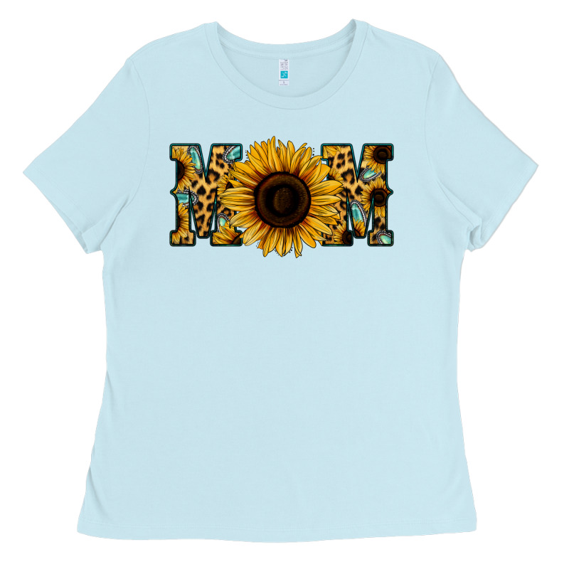 Sunflower Leopard Mom Ladies Tee by Jasminsmagicworld | Teevron