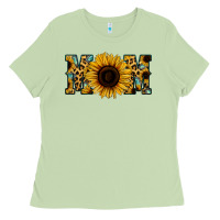 Matcha Sunflower Leopard Mom Ladies Tee - Jasminsmagicworld