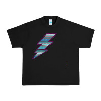 Black Purple Border Aztec Pattern Lightning Urban Heavy Tee - Bettercallsaul