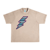 French Oak Purple Border Aztec Pattern Lightning Urban Heavy Tee - Bettercallsaul