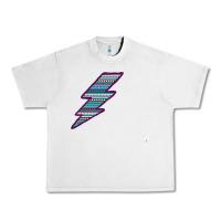 Lunar Rock Purple Border Aztec Pattern Lightning Urban Heavy Tee - Bettercallsaul