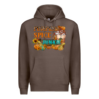 Coffee Pumpkin Spice Junkie Premium Hoodie - FaDigitalArtStudio