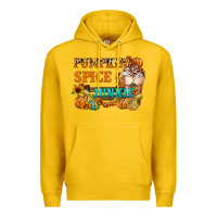 Lemon Pumpkin Spice Junkie Premium Hoodie - FaDigitalArtStudio