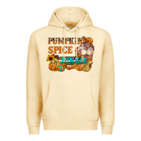 Pina Colada Pumpkin Spice Junkie Premium Hoodie - FaDigitalArtStudio
