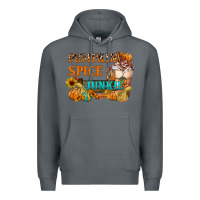 Rock Pumpkin Spice Junkie Premium Hoodie - FaDigitalArtStudio