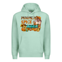Seafoam Pumpkin Spice Junkie Premium Hoodie - FaDigitalArtStudio