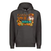 Smoke Pumpkin Spice Junkie Premium Hoodie - FaDigitalArtStudio