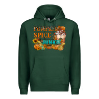 Sports Green Pumpkin Spice Junkie Premium Hoodie - FaDigitalArtStudio