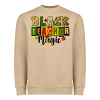 Mushroom black teacher magic juneteenth Heavyweight Sweatshirt - CowGirlArtShop