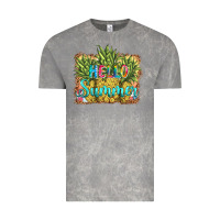 Cloud Rock hello summer pineapple Vintage Tee - BarkalooDesign