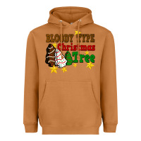 Meerkat Bloody Type Christmas Tree Heavyweight Hoodie - FaDigitalArtStudio