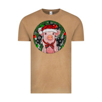 Vintage Camel Sitting Pig Christmas Vintage Tee - RanaPortraitStore