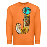 Carrot farm life alphabet lowercase letters j Premium Sweatshirt - BundleAndBundleShop
