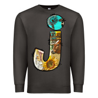 Smoke farm life alphabet lowercase letters j Premium Sweatshirt - BundleAndBundleShop