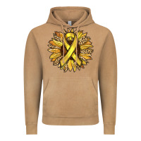 Vintage Camel Child Cancer Awareness Sunflower Vintage Hoodie - RanaPortraitStore