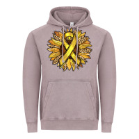 Vintage Zinc Child Cancer Awareness Sunflower Vintage Hoodie - RanaPortraitStore