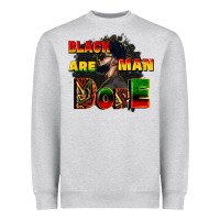 Heather Grey black man are dope Heavyweight Sweatshirt - CowGirlArtShop