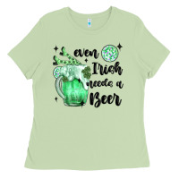 Matcha even ırısh needs a beer Ladies Tee - MaliasSmallBusiness