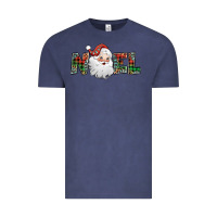 Vintage Denim noel santa claus Vintage Tee - Jasminsmagicworld