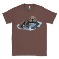 Chestnut california sea otter Classic Tee - LillyAllenDesigns