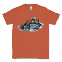 Copper california sea otter Classic Tee - LillyAllenDesigns