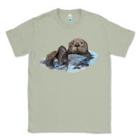 Matcha california sea otter Classic Tee - LillyAllenDesigns