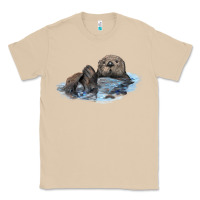 Mushroom california sea otter Classic Tee - LillyAllenDesigns