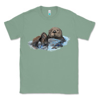 Sage california sea otter Classic Tee - LillyAllenDesigns