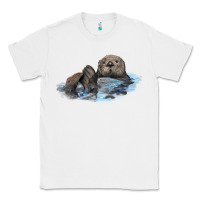 White california sea otter Classic Tee - LillyAllenDesigns