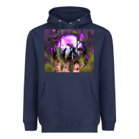Navy witch hand tumbler Heavyweight Hoodie - BundleAndBundleShop