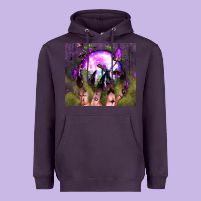 Witch Hand Tumbler Heavyweight Hoodie Designed By Bundleandbundleshop