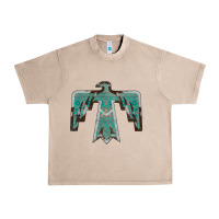French Oak Cowhide Aztec Thunderbird Urban Heavy Tee - Bettercallsaul